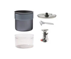 Turistinės viryklės ir puodo komplektas MSR PocketRocket Deluxe Stove Kit