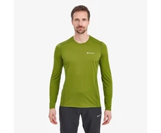 Vyr. Marškinėliai Montane Dart Lite Long Sleeve T-Shirt - Žalia - XL
