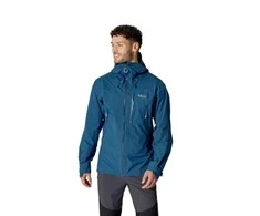 Vyriška striukė nuo lietaus Rab Downpour Mountain Jacket - Juoda - S