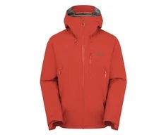 Vyriška striukė nuo lietaus Rab Downpour Mountain Jacket - Raudona - XL