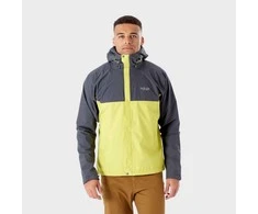 Vyriška striukė nuo lietaus Rab Downpour Eco Jacket - XXL - Mėlyna (atlantis)