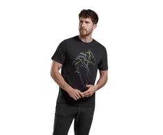 Vyriški marškinėliai Montane Abstract Mountain T-Shirt - XS - Tamsiai mėlyna