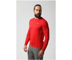 Vyriški marškinėliai Montane Dart Long Sleeve - XL - Oranžinė