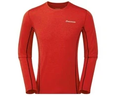 Vyriški marškinėliai Montane Dart Long Sleeve - XL - Oranžinė