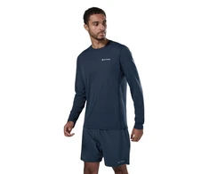 Vyriški marškinėliai Montane Dart Nano Long Sleeve T Shirt - Tamsiai mėlyna - M