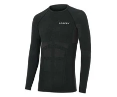 Vyriški termo marškinėliai Lorpen Taku L/S T-Shirt - M - Tamsiai pilka
