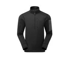 Vyriški termo marškinėliai Rab Modulus Pull On - Juoda - S