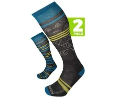 Vyriškos slidinėjimo kojinės Lorpen S2MMC Ski Mid Men 2 Pack - Mėlyna - M (39-42)