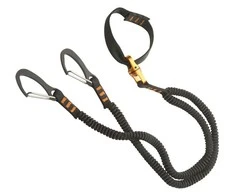 Black Diamond JAV Ledo įrankių dirželiai Juodas Diamond Spinner Leash