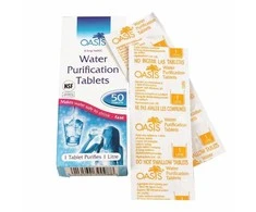 Jungtine Karalyste Vandens dezinfekavimo tabletės OASIS (8,5 mg NaDCC) 50 pcs