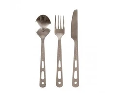 Įrankiai Lifeventure Titanium Cutlery Set