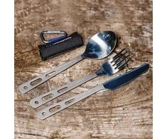 Įrankiai Lifeventure Titanium Cutlery Set