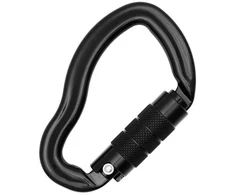 Italija KONG Ergo Twist Lock – aliumininis karabinas su automatiniu užraktu,