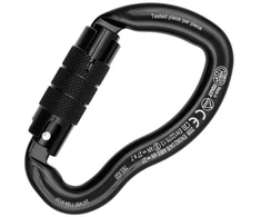Italija KONG Ergo Twist Lock – aliumininis karabinas su automatiniu užraktu,