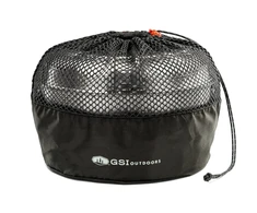 JAV GSI Glacier Stainless Base Camper Medium puodų rinkinys