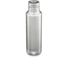 JAV Klean Kanteen Insulated Classic Pour Through cap Brushed Stainless 750ml termosinė gertuvė