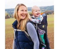 Jungtine Karalyste LittleLife Cross Country S4 child carrier pilkas nešyklė vaikams