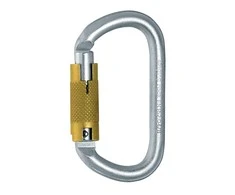 Čekija Singing Rock Steel Oval triple lock plieno karabinas