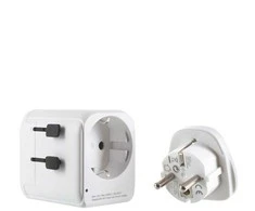 Jungtine Karalyste Kelioninis adapteris Lifeventure USB UK- World Travel Adapteris
