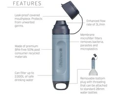 LifeStraw Peak Series SOLO vandens filtras Mountain Mėlyna