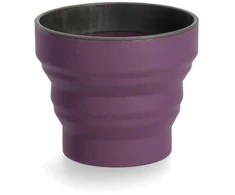 Jungtine Karalyste Lifeventure Flexi Mug violetinė sulankstomas puodelis