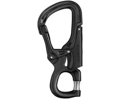Petzl Eashook Open juodas karabinas