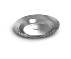 Švedija Primus Campfire serving kit steel bowl with lid and 4 plates