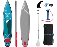 Pripučiama SUP lenta Starboard Touring L 14'0" x 32" Zen Roll SC su irklu