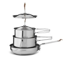 Švedija Puodas Primus Campfire Cookset stainless steel small