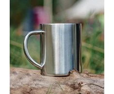 Turistinis puodelis Lifeventure Stainless Steel Camping Mug