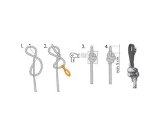 Čekija Savisauga Singing Rock Site Lanyard 4 M