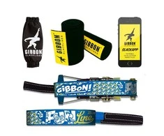 Vokietija Slackline Gibbon Fun Line TreeWear rinkinys 15m/5cm