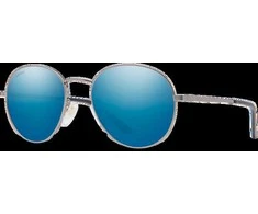 JAV Smith Prep R80 semtt dark ruthenium polarized mėlynas mirror akiniai