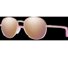 JAV Smith Prep rose auksinis polarized bronze akiniai