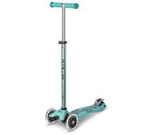 Šveicarija Maxi Micro deluxe Eco LED mint MMD172 paspirtukas