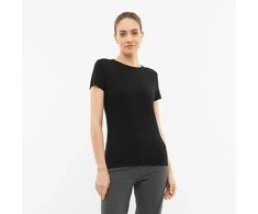 Viking Lenta Bamboo Light Lady moteriški bambukiniai marškinėliai Juodas - XL