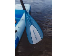 Vokietija Spinera Classic Alu Paddle Teal Blade aliuminis irklentės irklas