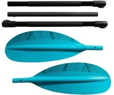 Vokietija Spinera Performance Kayak Paddle teal baidarės irklas