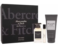 Abercrombie &amp; Fitch Authentic rinkinys vyrams (EDT, 100 ml + EDT, 15 ml + dušo želė, 200 ml)