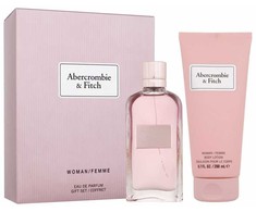 Abercrombie &amp; Fitch First Instinct EDP rinkinys moterims (EDP 100 ml + Losjonas kūnui 200 ml)