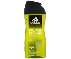 Adidas Pure Game Cleansing Dušo želė For Body Face &amp; Hair All Skin Types, 250 ml