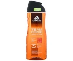 Adidas Team Force Dušo želė 3-In-1 Dušo želė vyrams, 400 ml