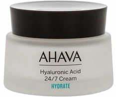 AHAVA Hydrate Hyaluronic Acid 24/7 Kreminis veido kremas su hialurono rūgštimi, 50 ml