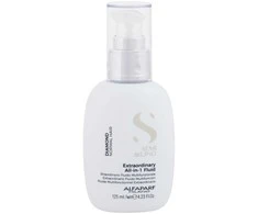"Alfaparf Milano Semi Di Lino Diamond Extraordinary All-In-1 Fluid" nenuplaunamoji plaukų priežiūros priemonė 125ml