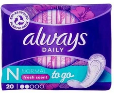 Higieniniai įklotai ALWAYS Dailies to GO Fresh Scent 20, vnt.