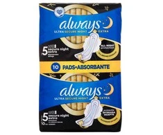ALWAYS ULTRA EXNIGHT PROTECT PLUS 2X5