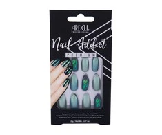 "Ardell Nail Addict" žaliai blizgantys "Chrome" dirbtiniai nagai