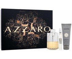 Azzaro Wanted rinkinys vyrams (EDT, 100 ml + dušo želė, 75 ml + EDT, 10 ml)
