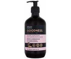 Baylis &amp; Harding Goodness Rose &amp; Geranium Natural Hand Prausiklis