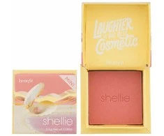 Benefit Shellie Wanderful World Blush Powder Mini šilto rausvo jūros kriauklės atspalvio skaistalai, 2,5 g